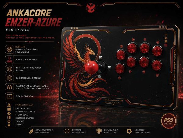 AnkaCore Ember – Azure (PS5 Uyumlu)