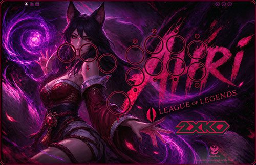 AnkaCore Arcade Stick Artwork - Ahri Custom Design
