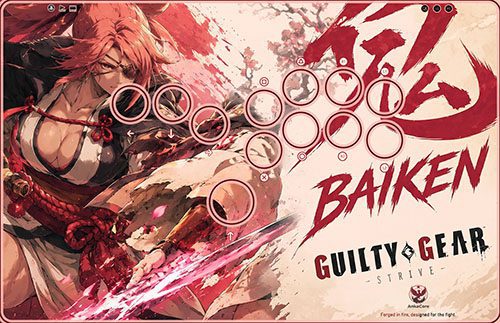 AnkaCore Arcade Stick Artwork - Baiken Custom Design