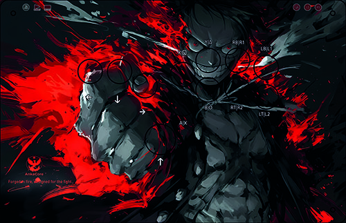 AnkaCore Arcade Stick Artwork - Monkey D. Luffy Custom Design