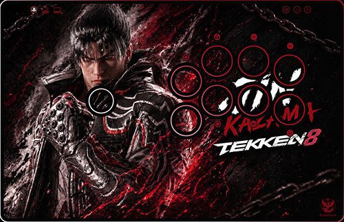 AnkaCore Arcade Stick Artwork - Jin Kazama Custom Design