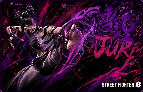AnkaCore Arcade Stick Artwork - Juri Han Custom Design