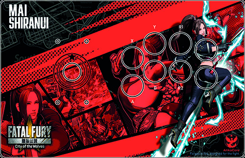 AnkaCore Arcade Stick Artwork - Mai Custom Design