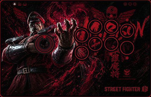AnkaCore Arcade Stick Artwork - M.Bison Custom Design