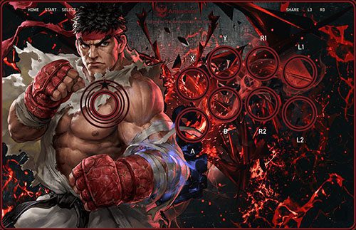 AnkaCore Arcade Stick Artwork - Ryu Custom Design
